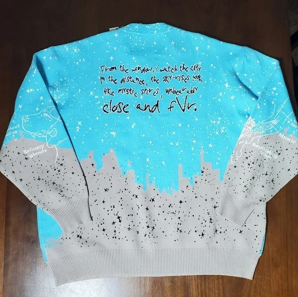 VERY RARE By‎ Raf Reyes "Rapid Dog" Knit Long Sleeve Size XL NWT - Picture 10 of 12